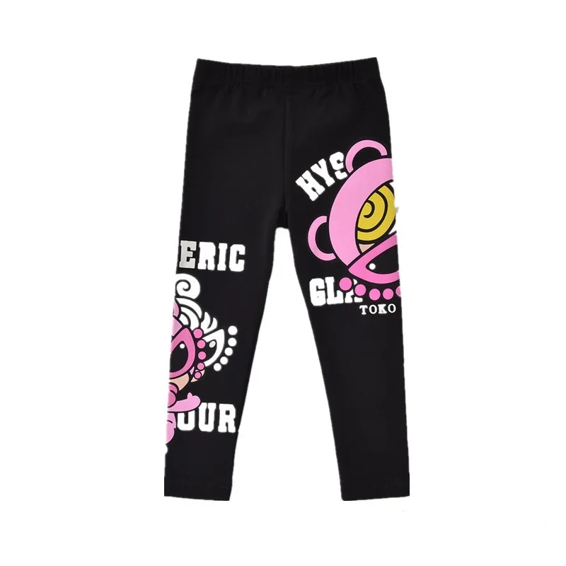 2024 New High Quality  Girls Legging Pants Spring Autumn for Girls  2-7 years Brand Hysteric Mini Baby Pants Kids Clothes