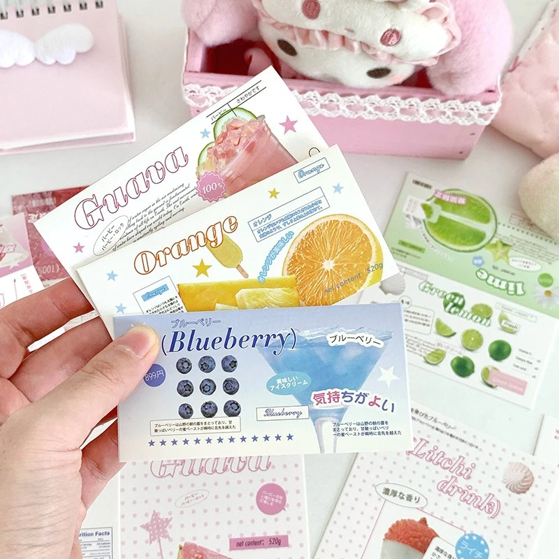 10pcs/set Korean Ins Style Card Header Back Packing Cards Photocard Protection Photo Cards Gift Wrapping Decorative Cards