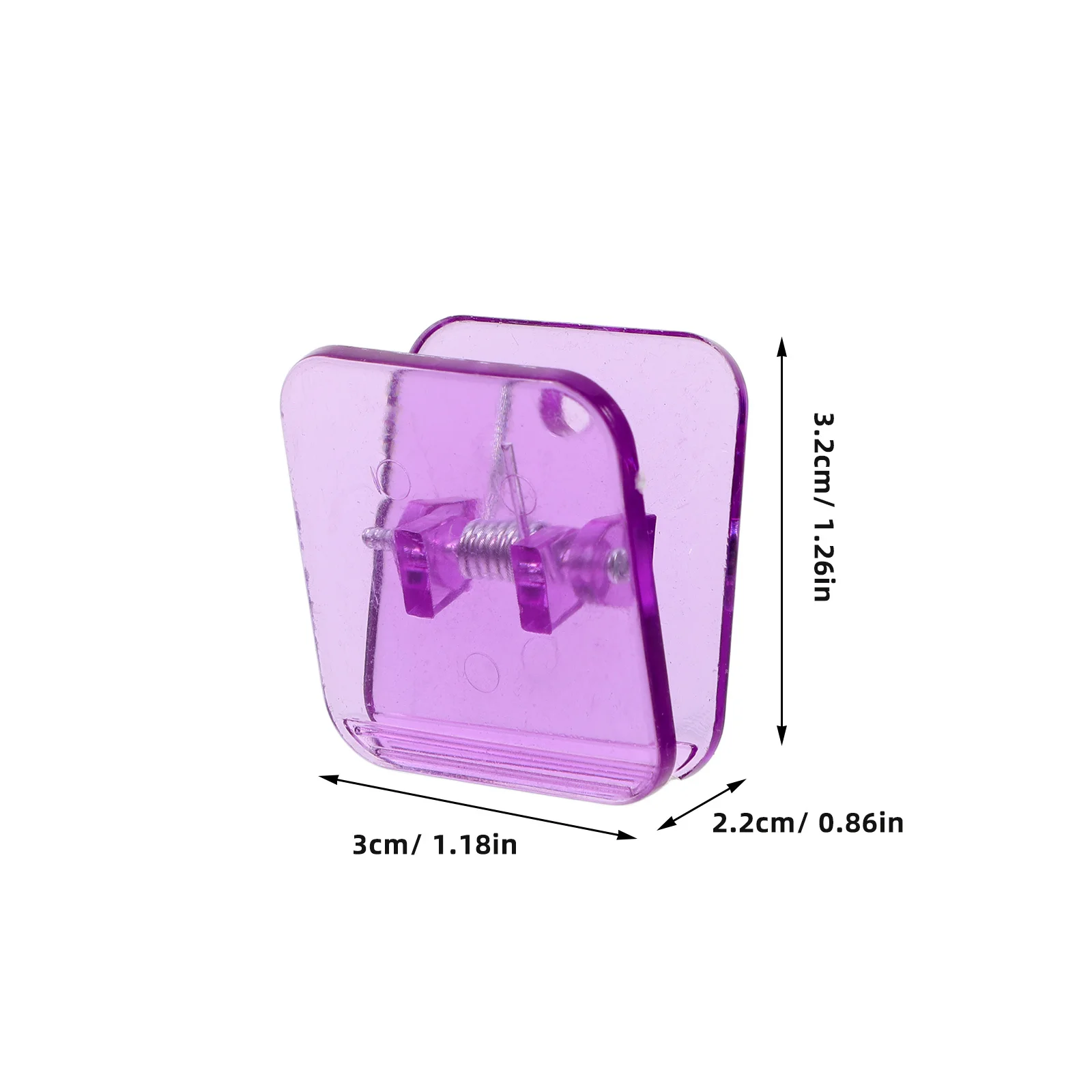 14 قطعة مشبك من البلاستيك للورق المحمولة مشبك الختم حامل مستندات متعدد الوظائف عقد قوي جدار الباب السبورة مكتب المدرسة
