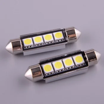 12V 2 uds LED blanco Interior cúpula bombillas de aluminio apto para Kenworth T660 T600 T2000