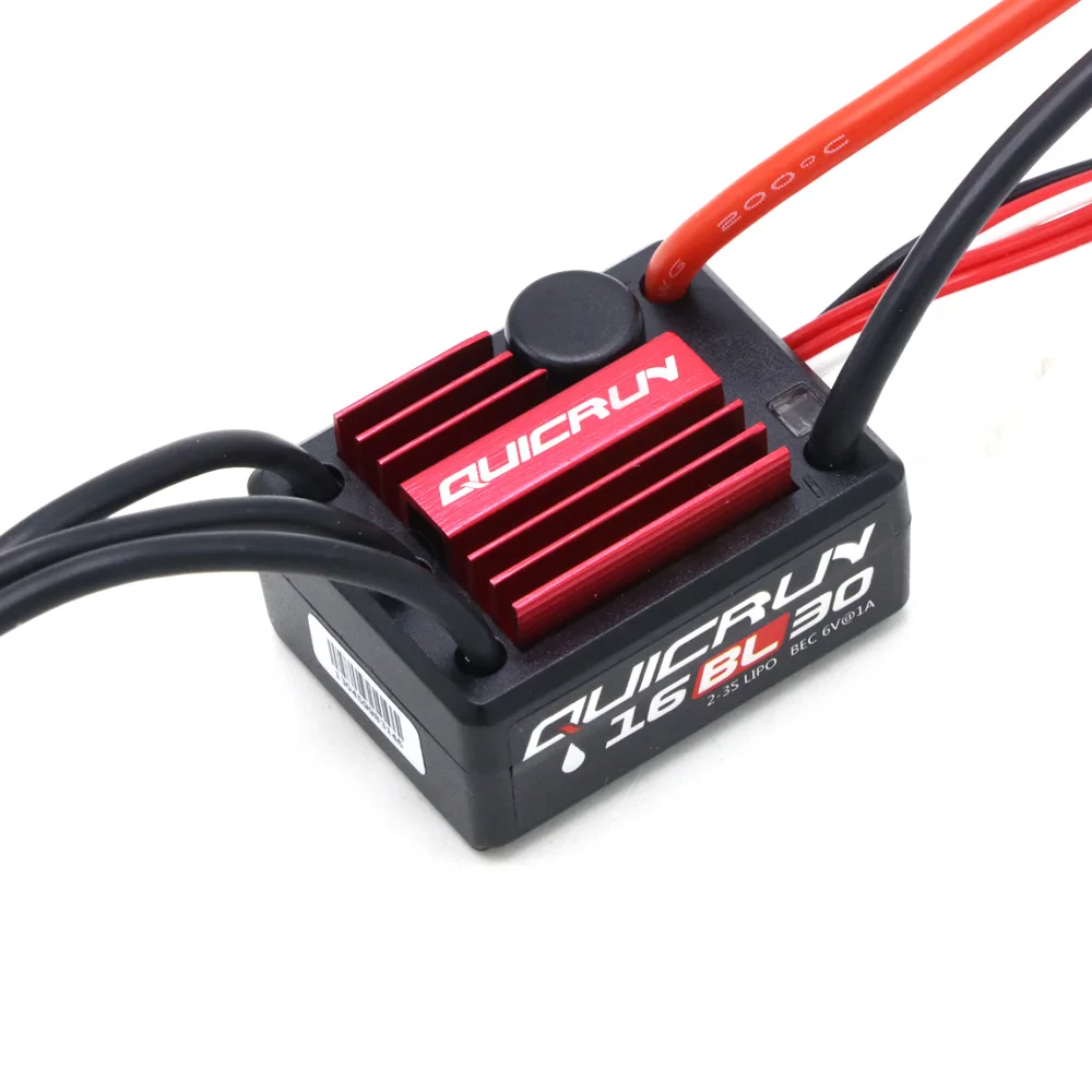 Hobbywing QuicRun 16BL30 30A ESC Tanpa Sikat untuk Mobil RC 1/16 On-Road / Off-Road / Buggy /Monster