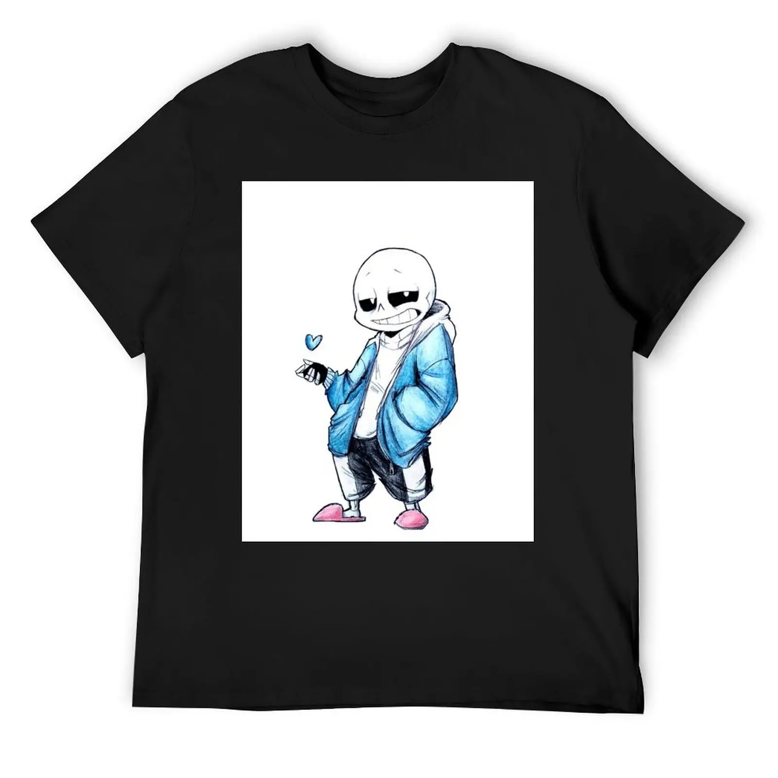 

Sans T-Shirt Man t-shirt custom t-shirts clothes anime stuff Men's clothing