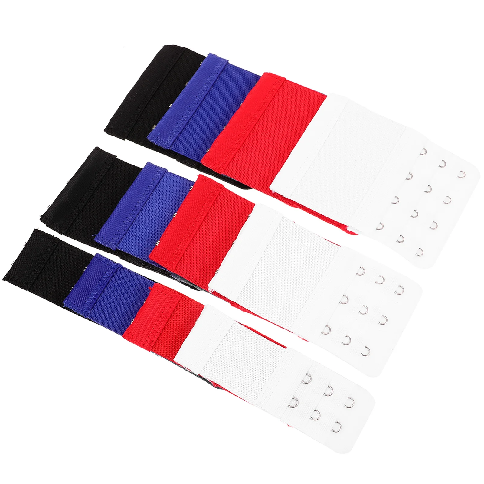 

12Pcs Bra Extension Buckles Polyester Durable Elastic Hooks for Pregnant and Weight Gain Relief Women Bra Extender Hooks