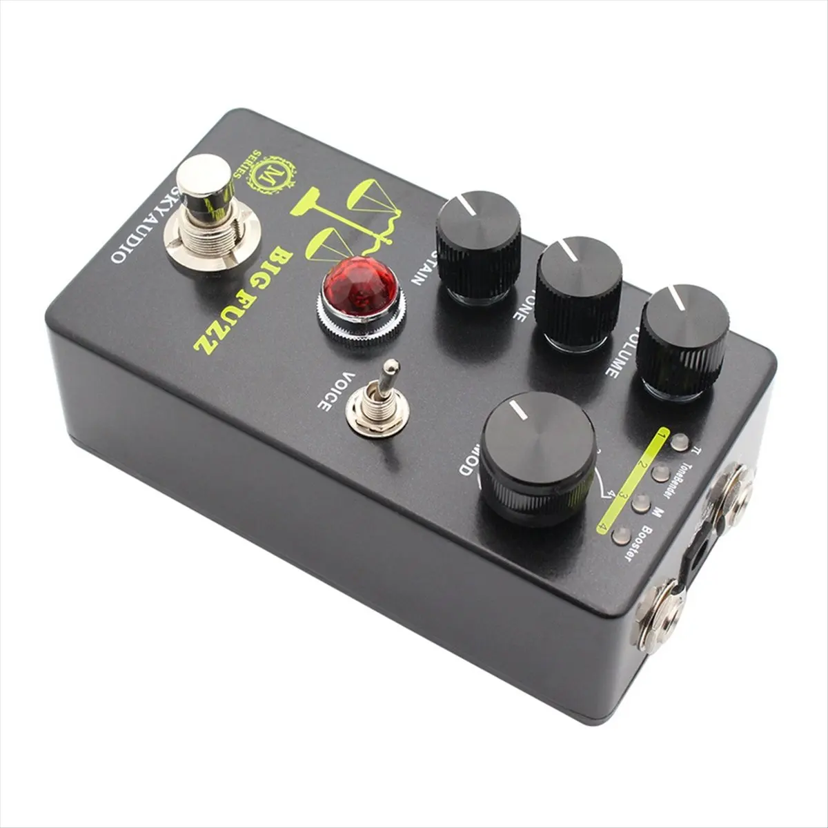 pedal-de-efecto-big-fuzz-a61p-moskyaudio-pedal-de-fuzz-para-guitarra-con-4-botones-apto-para-accesorios-de-guitarra-y-bajo