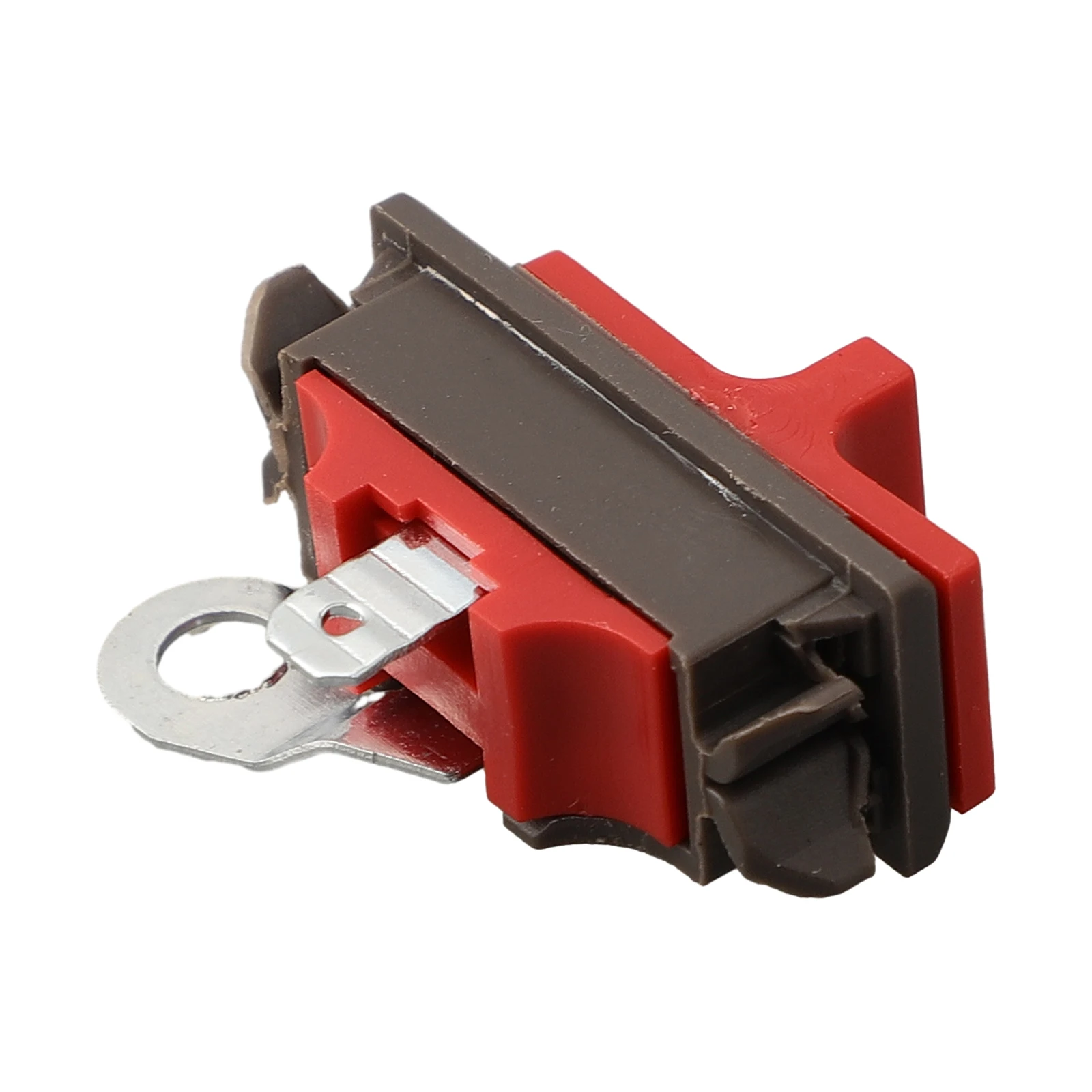 مفتاح إيقاف عالي الجودة، زر موثوق به من البلاستيك والمعادن، ملحقات قطع الغيار، تجهيزات محرك المنشار #4