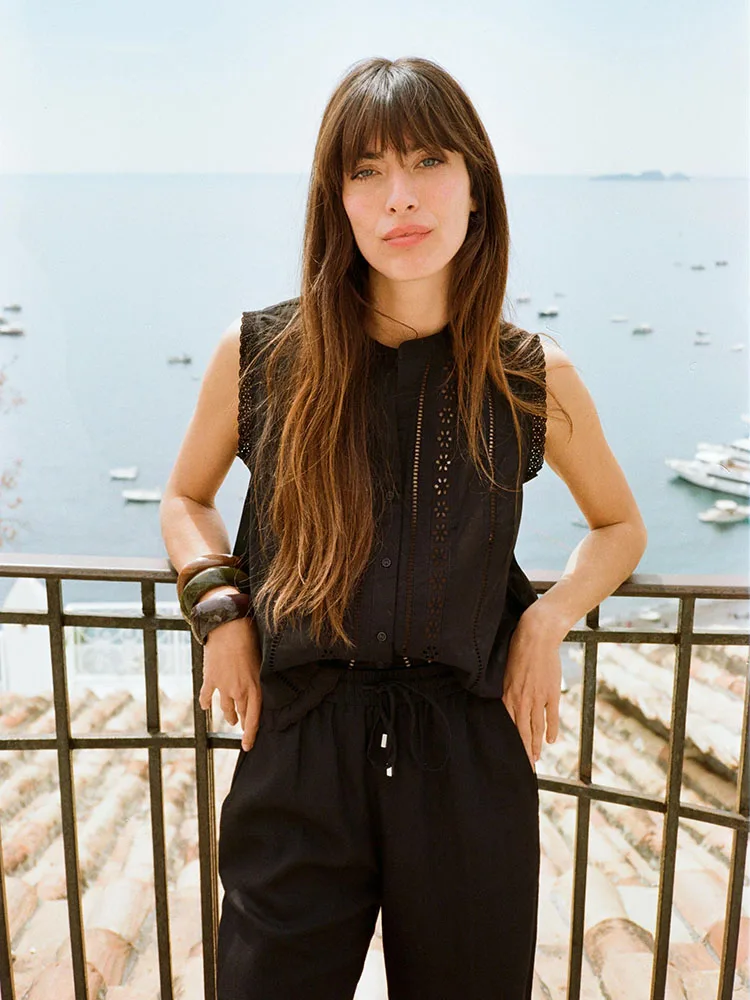 

Romantic Sle Casual Svel Women's irt Vertical Ruffle Street Faion Breathable Comfortable Regular Length Summer Ne...