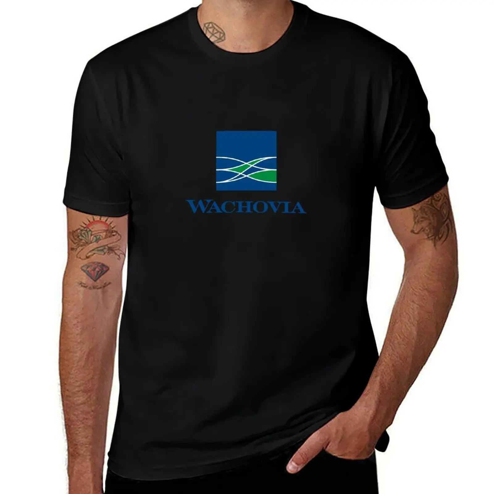 

Wachovia T-Shirt man t shirt cotton man graphic t shirt T-Shirt