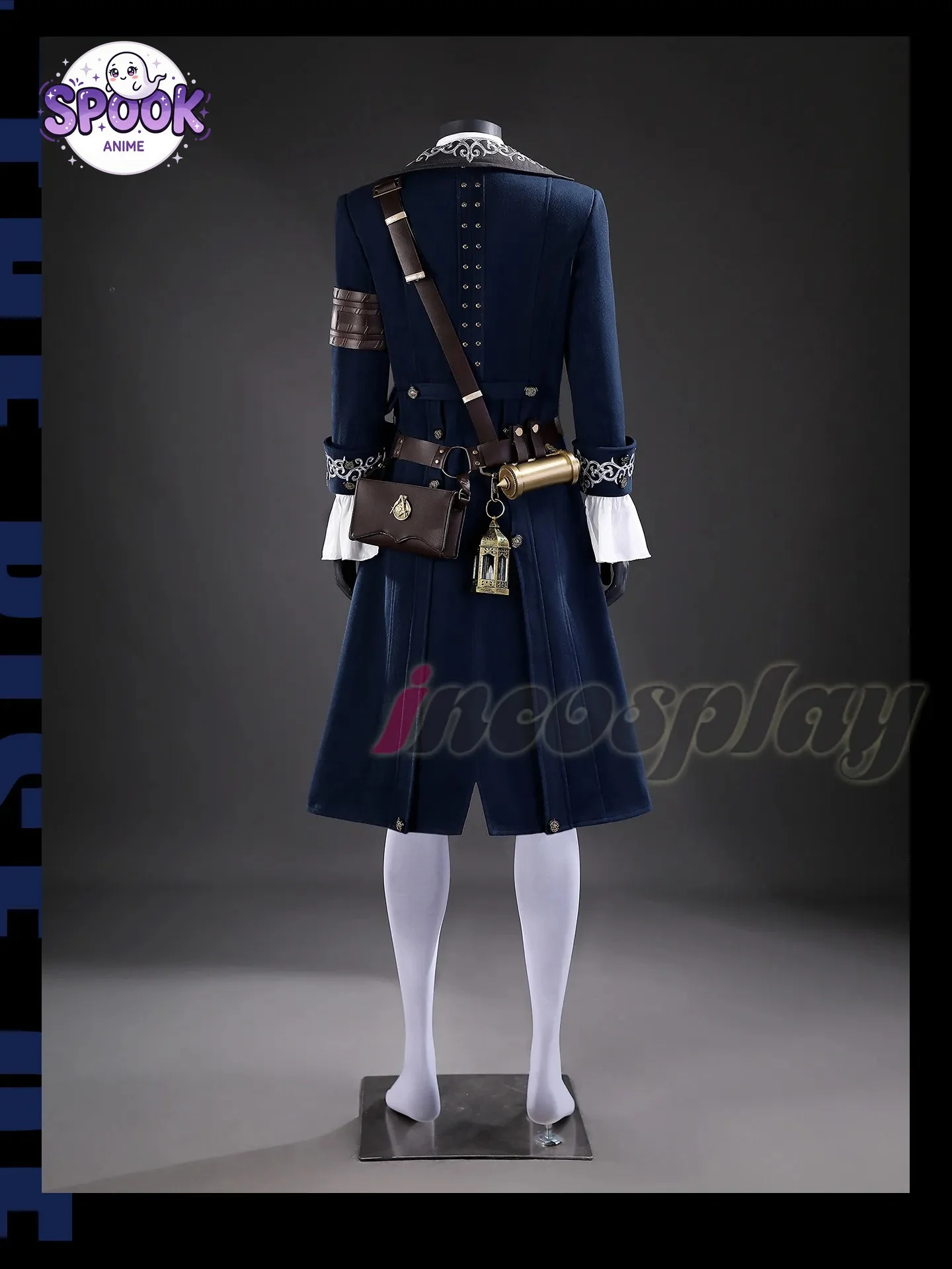 Stylish Noble Coat Pinocchio Cosplay Costume Lies of P Game Deluxe Uniform Role Play Full Set for Men Game Outfit Halloween - view 6