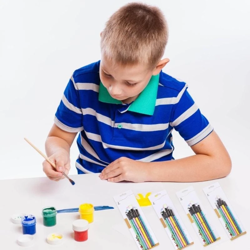 فرشاة طلاء بشعيرات نايلون للفنانين الطلاب والأطفال البالغين بألوان مائية من الأكريليك، أفضل مبيعات للوجه والجسم #2