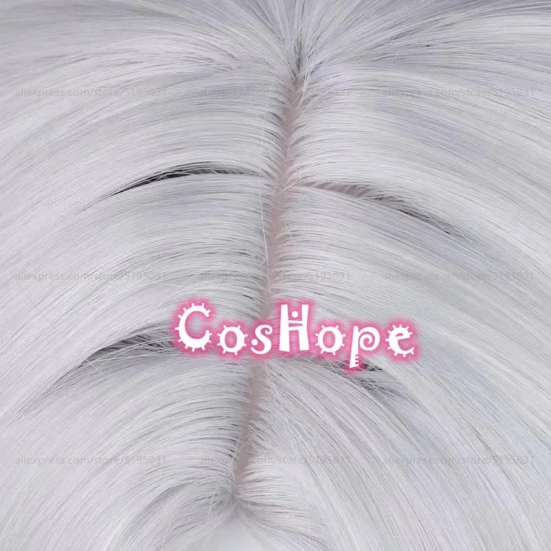 2025 12 YingXing 블레이드 실버 화이트 코스프레 애니메이션 가발 내열성 합성 가발 할로윈