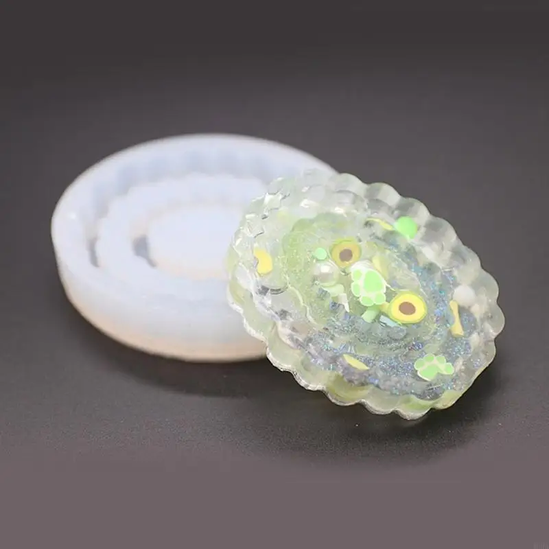 400A Silicone Molds Shaker Resin Epoxy Mold for DIY Pendant Jewelry Making