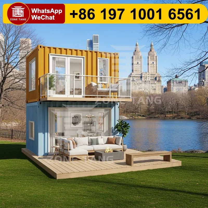 

Multilevel Residence Moisture Proof Best Houses Bungalow Home Flat Pack Home Garden House Pre Built Homes Fireproof Eco-Friendly