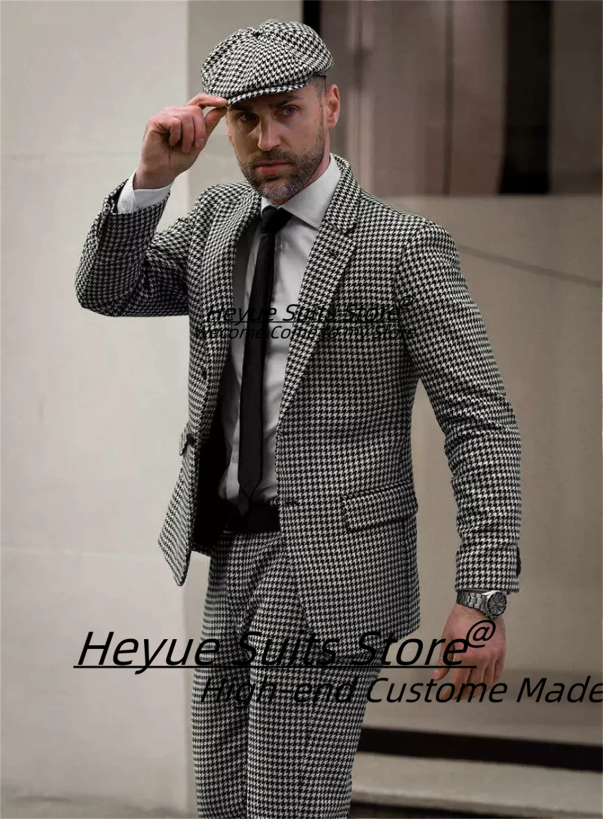 

Classic Italian style Men Suits Customized Slim Fit Notched Lapel Groom Wedding Tuxedos 2Pcs Sets Male Party Blazers Ropa Hombre