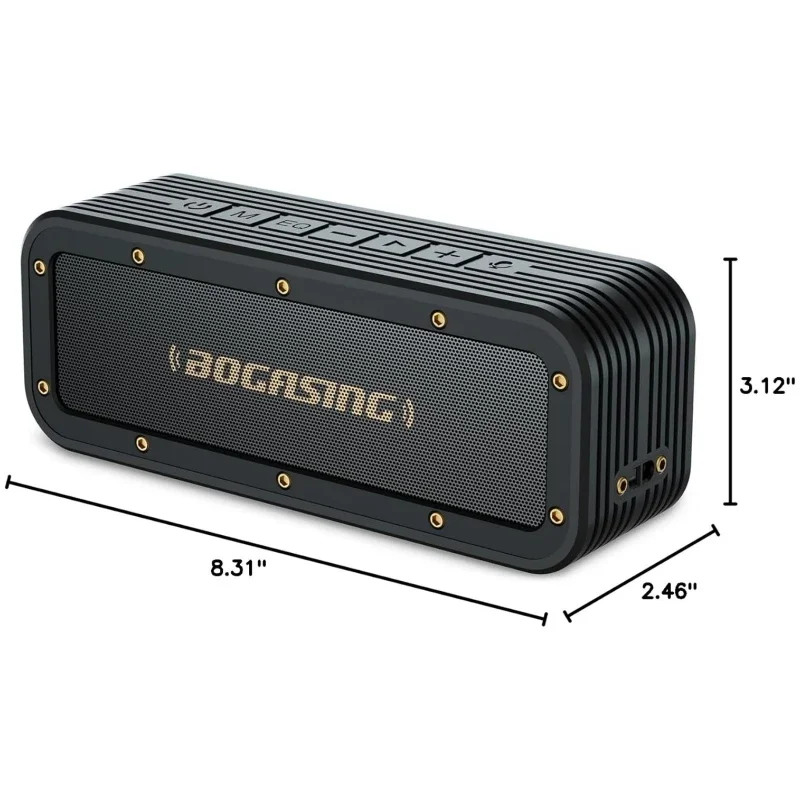 سماعات بلوتوث لاسلكية محمولة مع IPX7 مقاومة للماء 40 وات ماكس مخرج 20 ساعة وقت اللعب الأكثر مبيعًا مضخم صوت ثقيل خارجي