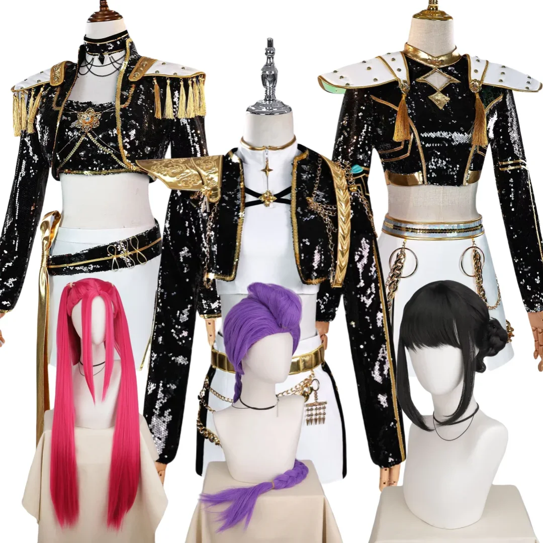 

Perruque de Costume de Cosplay Anime k-pop Mira Zoey Rumi chasseurs de démons
