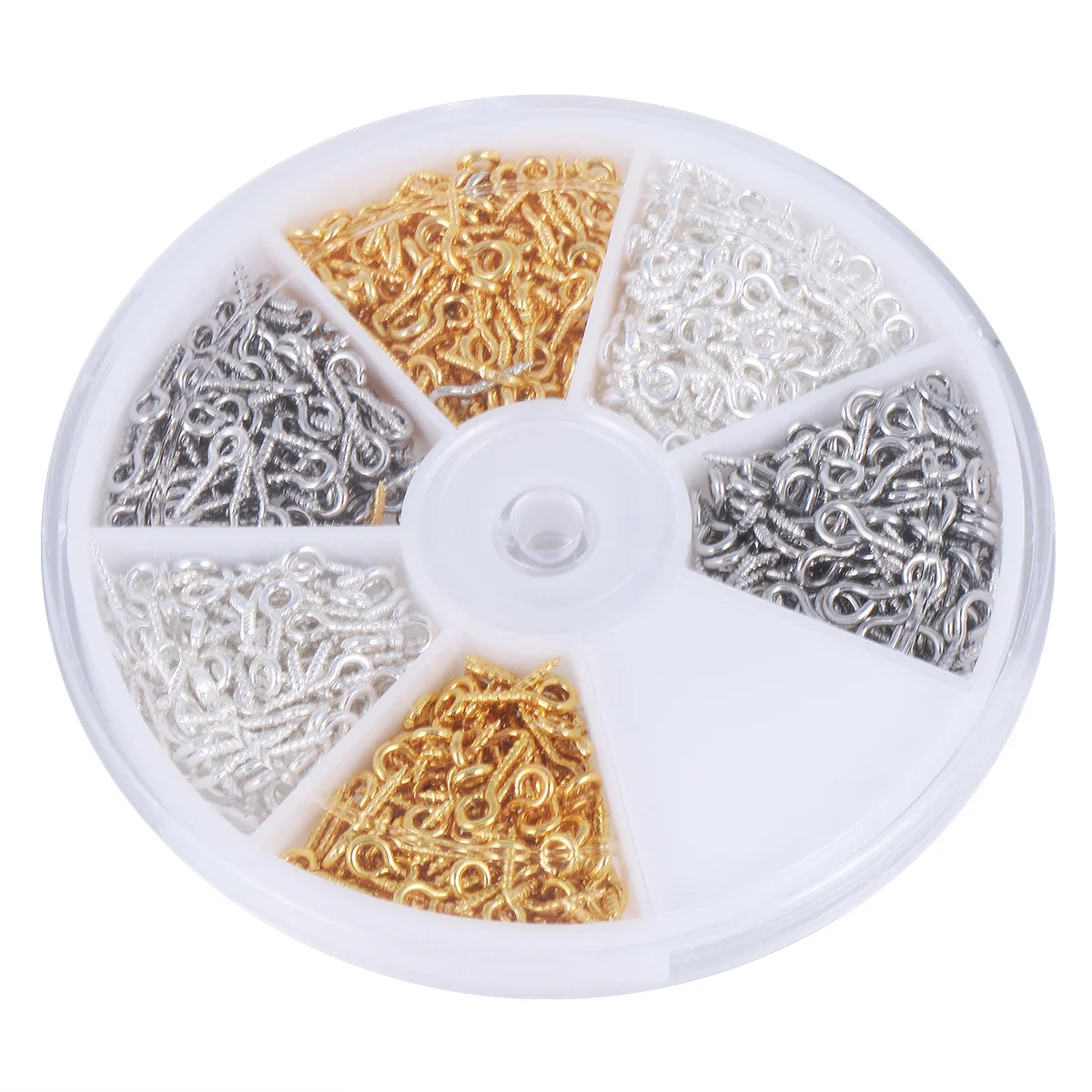 

900 pcs Sheep Eye Screw Bolts Self-Tapping Hook For Diy Jewelry Wood Crafts Photo Hanging Threaded Eye Socket Ring Fasteners