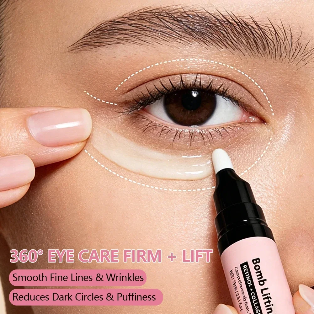 Gel Nutritivo para Ojos Aqua, Elimina las Ojeras, Ilumina, Reduce las Bolsas de los Ojos, Refresca, Ilumina el Área de los Ojos, Alivia el Cansancio, Cuidado de los Ojos