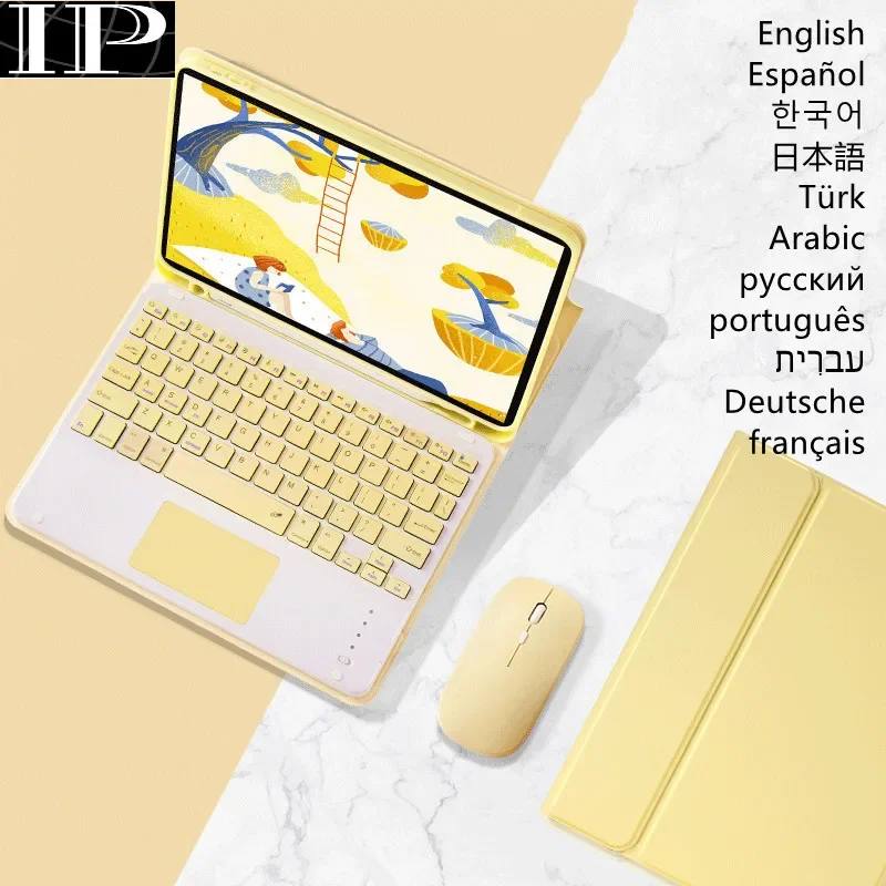 Touchpad Keyboard Mouse for iPad Mini 5 2019 Tablet Russian Spanish Korean Japanese Arabic Keyboard For iPad Mini 5 4 3 2 1 Case