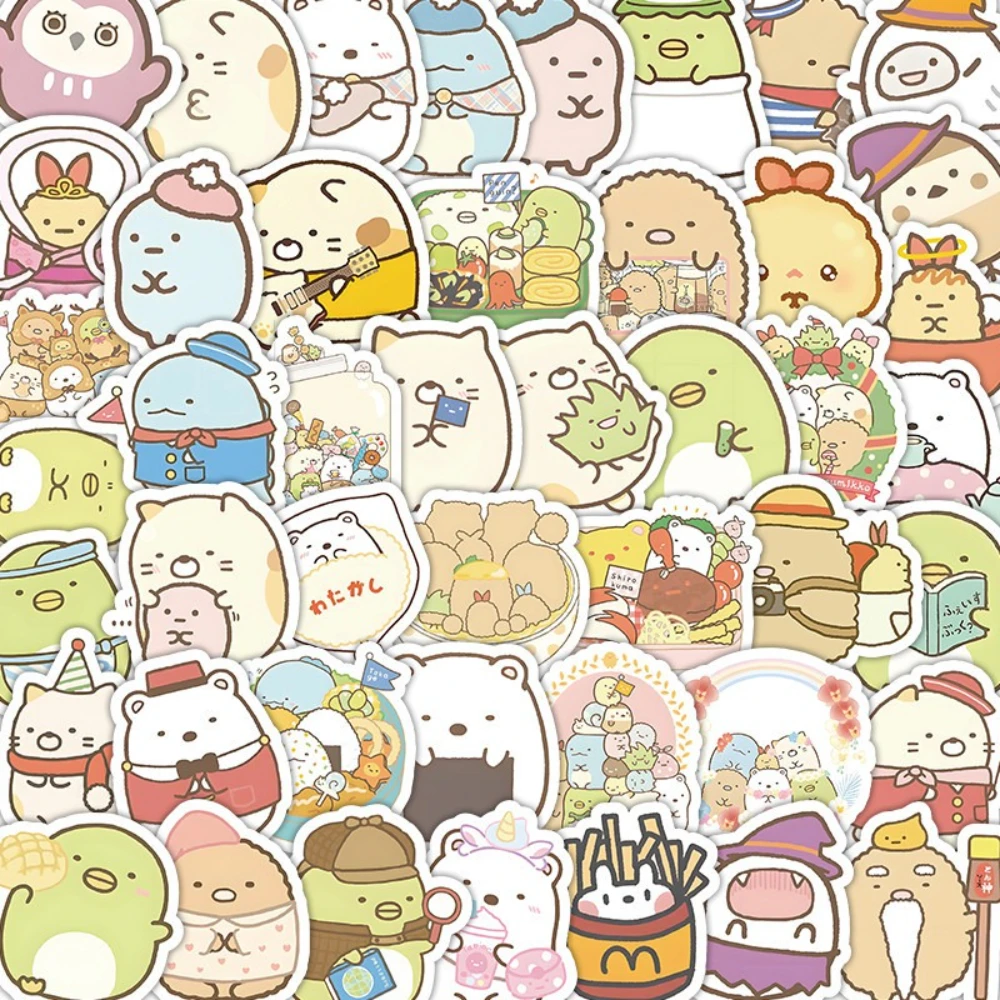 AliExpress NONE 103PCS Cute Cartoon Waterproof Graffiti Stickers for Helmet Bicycle Hand Account Pencil Case Decals LanLanStickersWorld