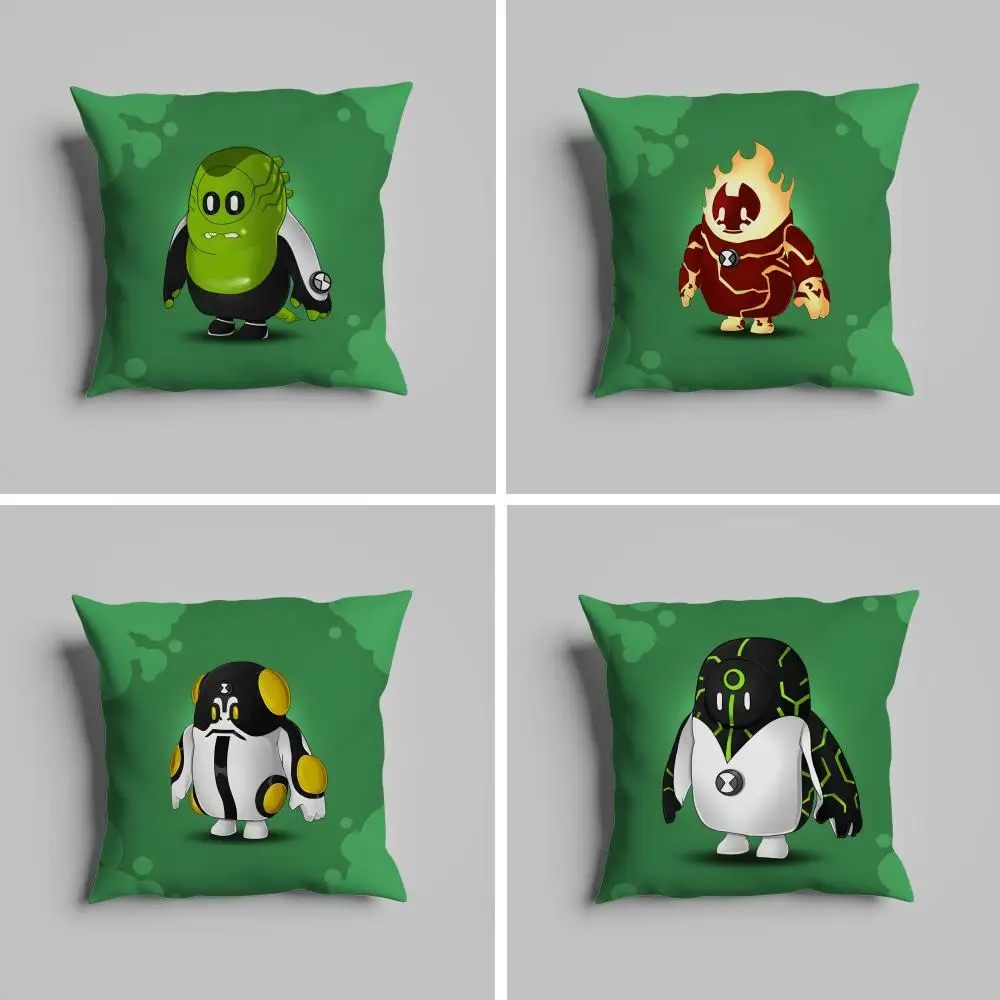 

anime Cartoon B-Ben10 Pillow Case luxurious home office, sofa decorative Multi sized car seat cushions, pillowcases