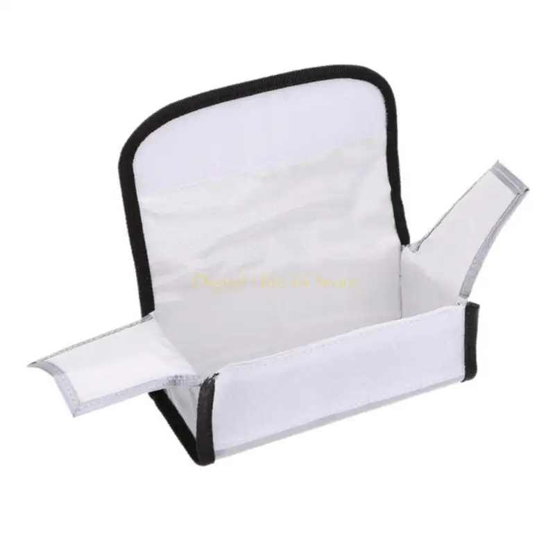 

E06D 2 Pieces Lipo Battery Safe Bags Resistant Storage for Case for Drone Batter