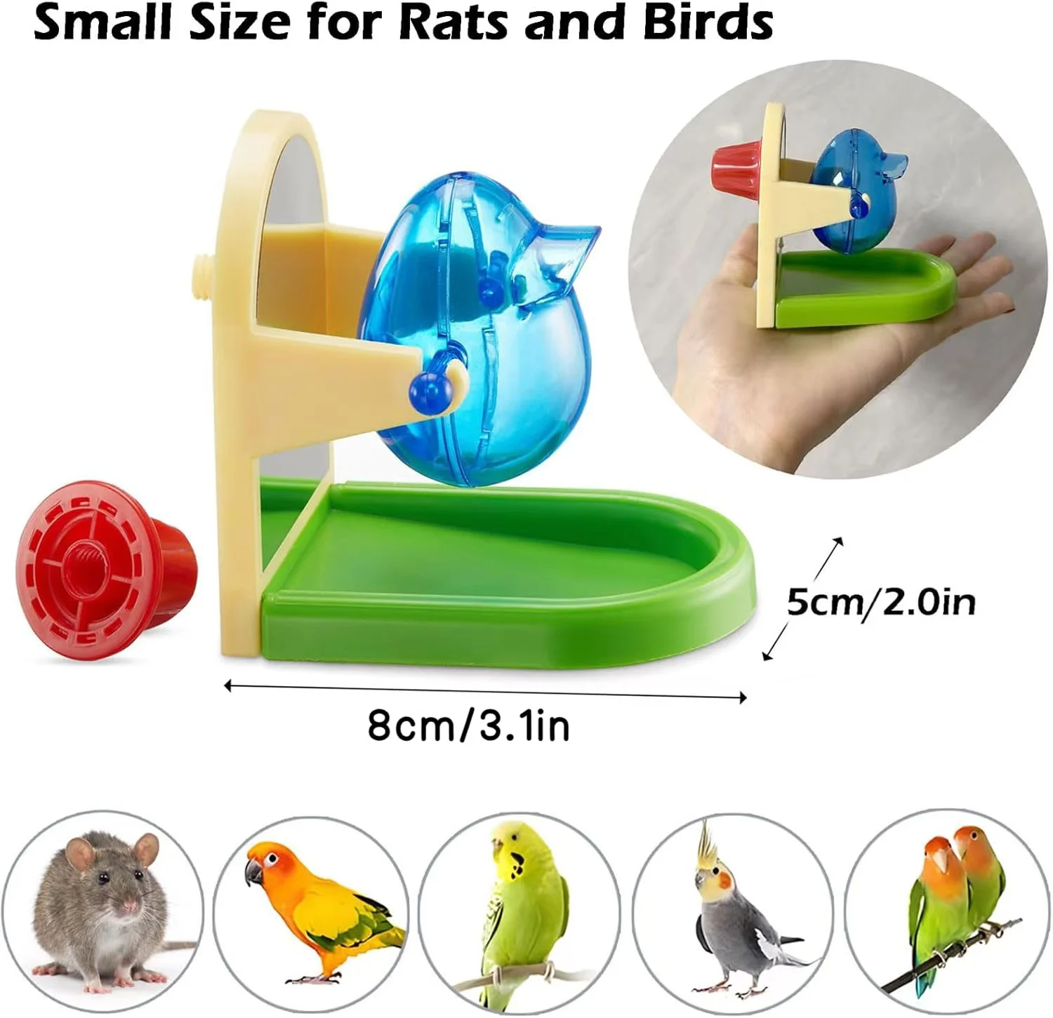 Rat Enrichment Toys Interactive Foraging Toys For Rats Intelligence Growth Rat Enrichment Puzzle Games Treat Dispensing Slow