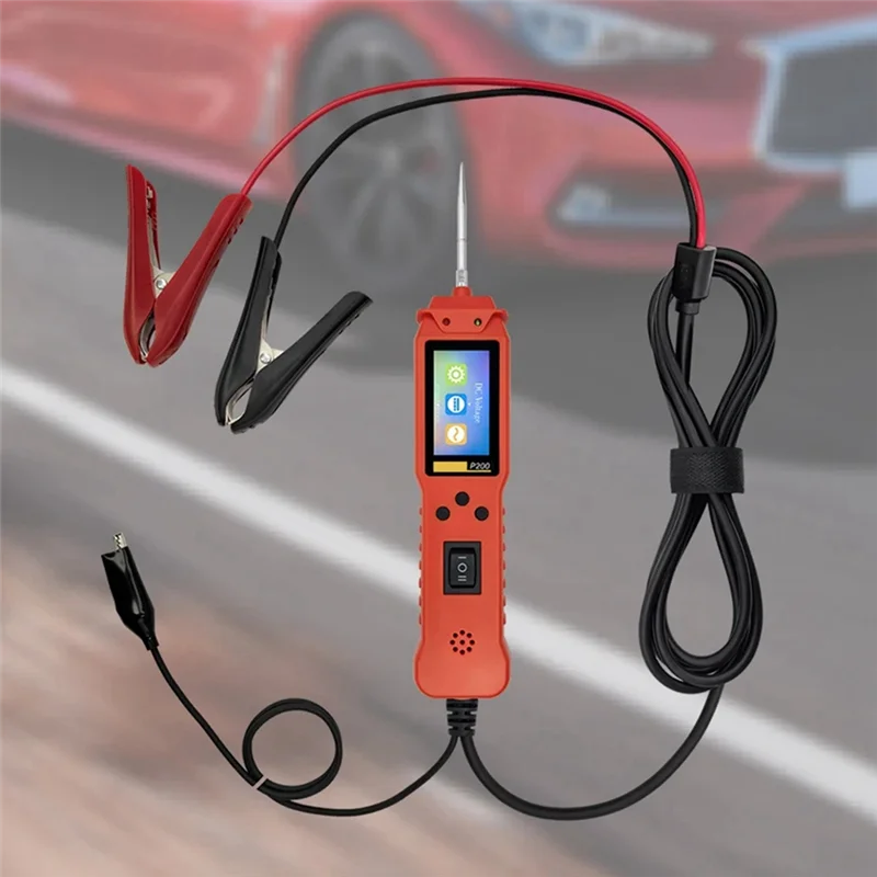 AS57-P200 Car Electric Circuit Tester Probe Pen Tester Voltage Resistant Test Voltage Power Probe Kit Auto Battery Teste