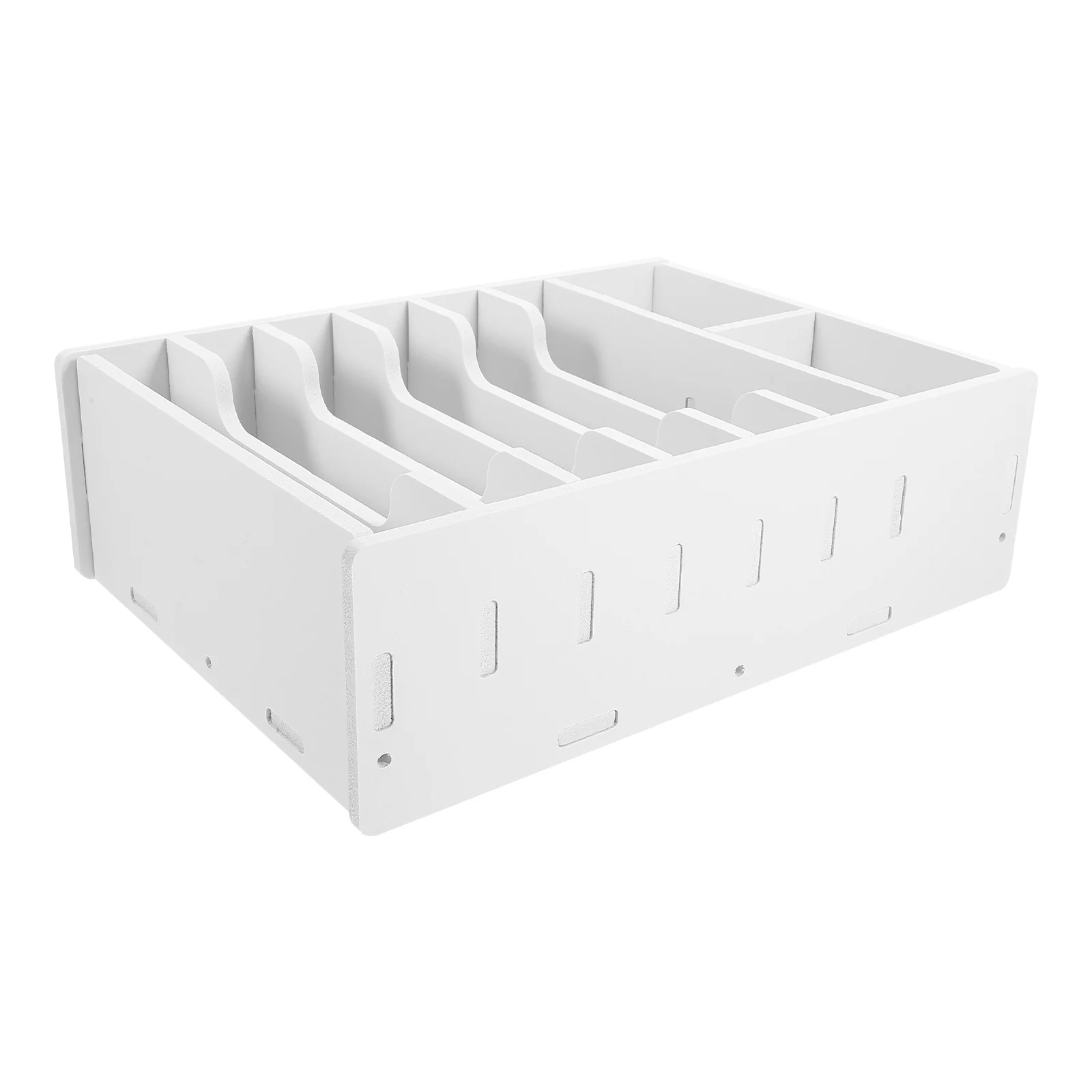 Cash Box with Multiple Compartments Desktop Ticket Storage Case for Money Organizer Change Holder Office Classroom Use