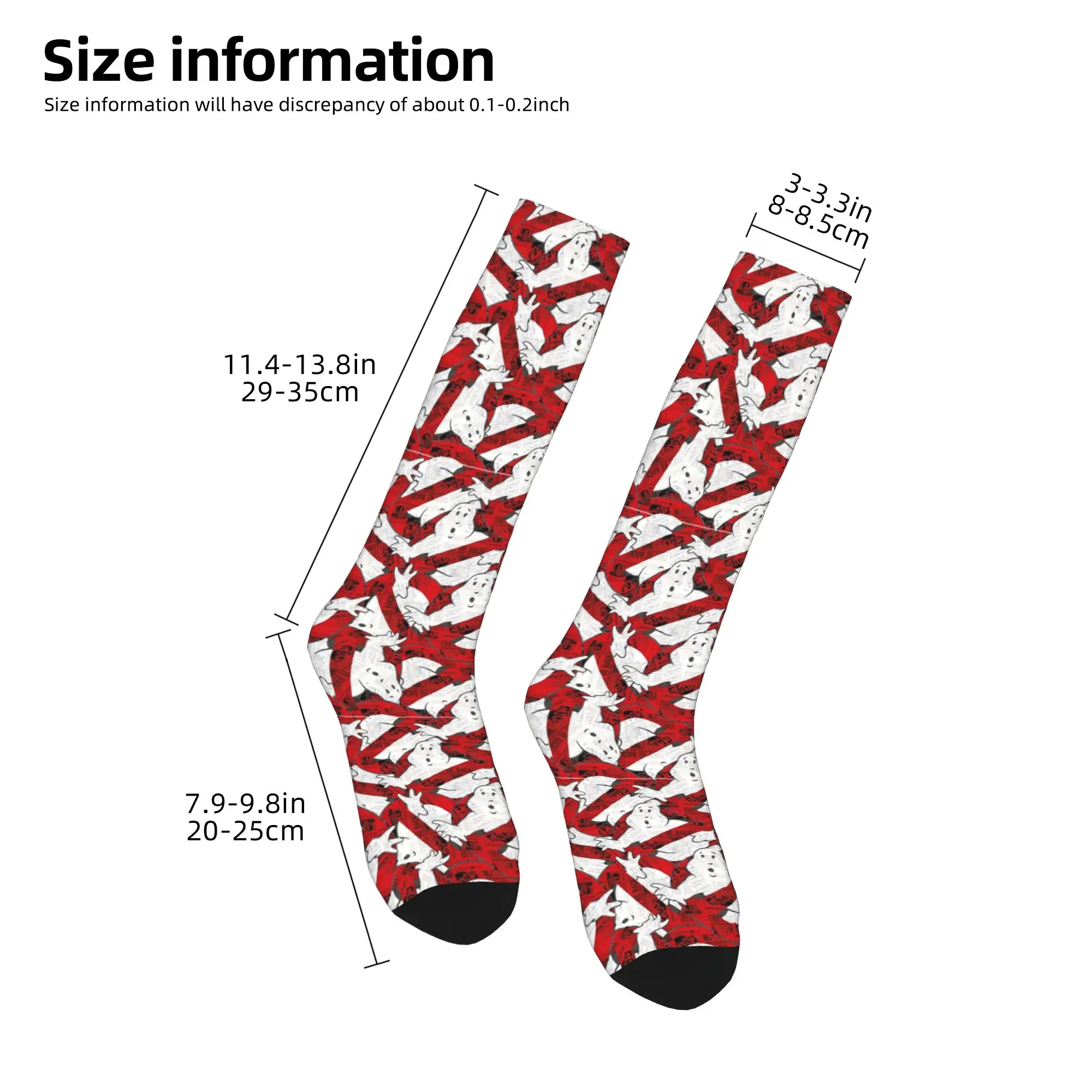 All Seasons Crew Stockings The GhostBusters logo pattern Socks Hip Hop Long Socks Accessories for Men Women Birthday Present