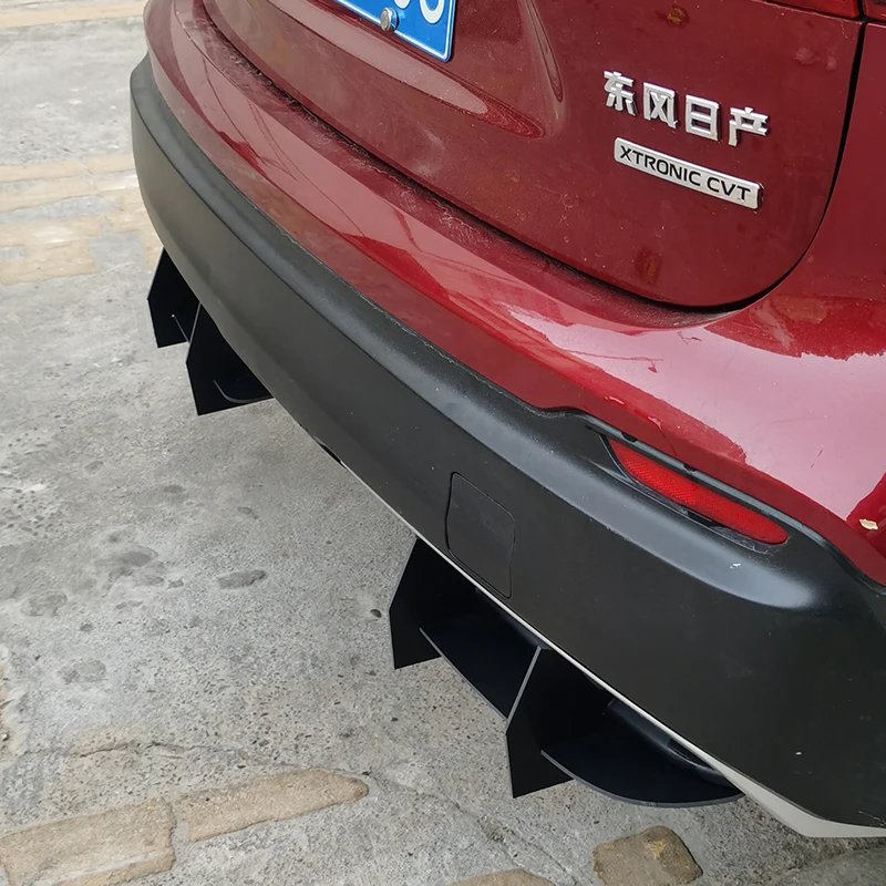 For Nissan Qashqai 2016 2017 2018  2019 Year Rear Diffuser Bumper Lips Spoiler Splitter Body Kit Accessories