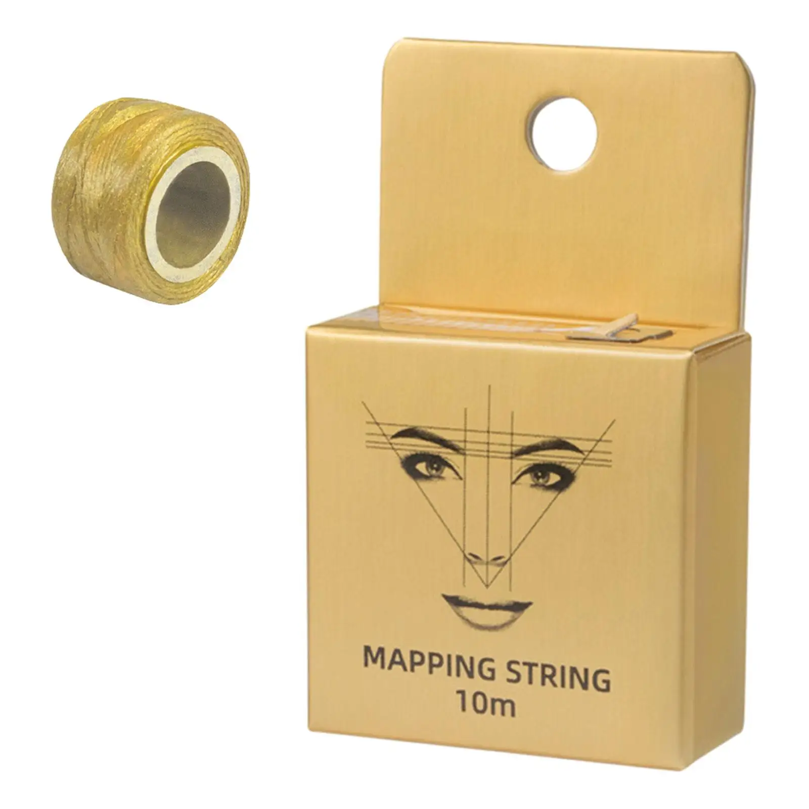 ด้ายเขียนคิ้วแบบมีหมึกในตัว ใช้งานง่าย 10 เมตร สำหรับเขียนเส้นคิ้ว ติดทนนาน