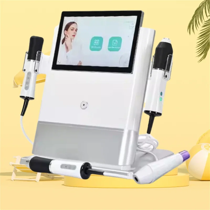 portable 4 in 1 skin care co2 bubble oxygenated therapy facial machine with skin analyze facial  beauty  spa