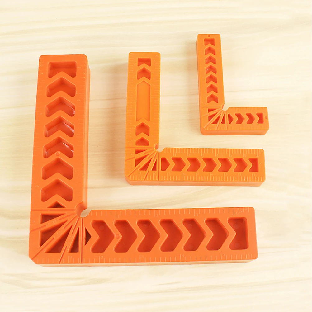 

1pc Right Angle Positioner Fixator 90 Degree Plastic L-Shaped Ruler Carpenter Square Tool Durable Fast Fixing Practical for Home