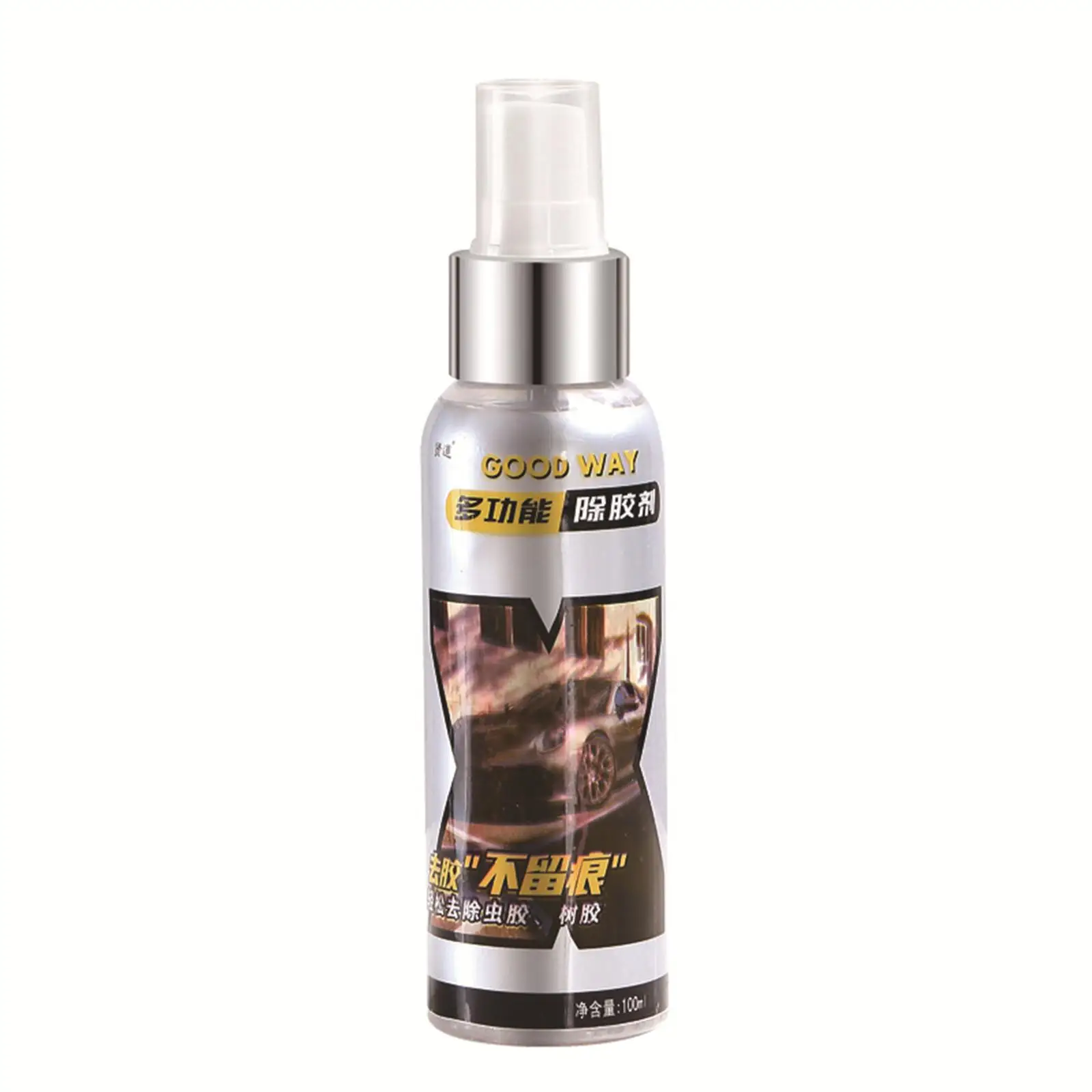 Multifunctional Sticker Remover Spray Car Glass Label Cleaner 100ml for Decals Adhesive Tags Window Motorcycle