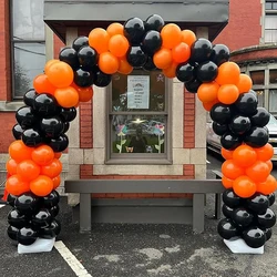 Black Orange Balloons Garland Halloween Black Balloon Arch Kit Graduation Birthday Party Baby Shower Festival Background Globos