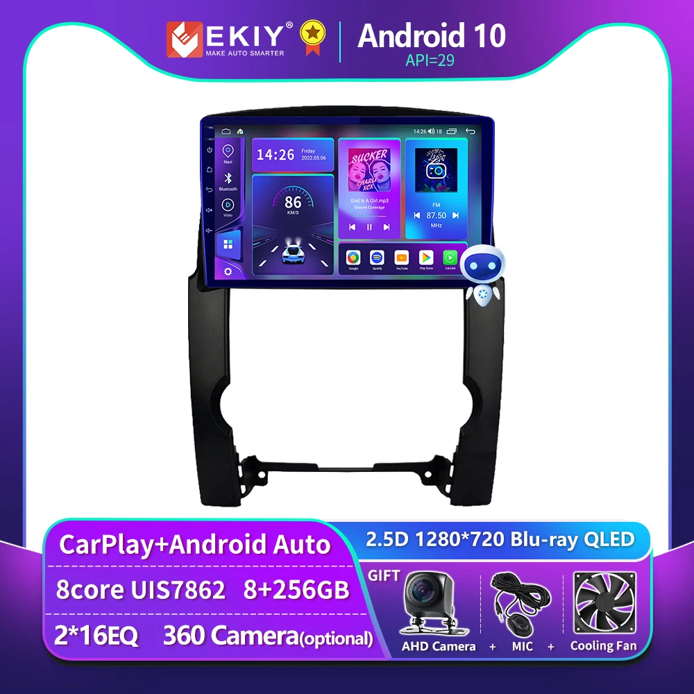 

EKIY T900 Android Stereo For KIA Sorento 2 XM Sedan 2009 - 2012 Car Radio Multimedia GPS Navigation Carplay Auto BT No 2 Din DVD