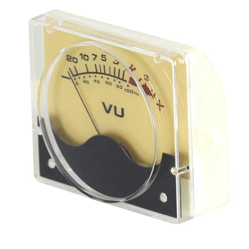 GROCE-2X P-55SI Hochpräziser VU-Meterkopf DB Meter Verstärker Audio Panel Level Meter mit Hintergrundbeleuchtung