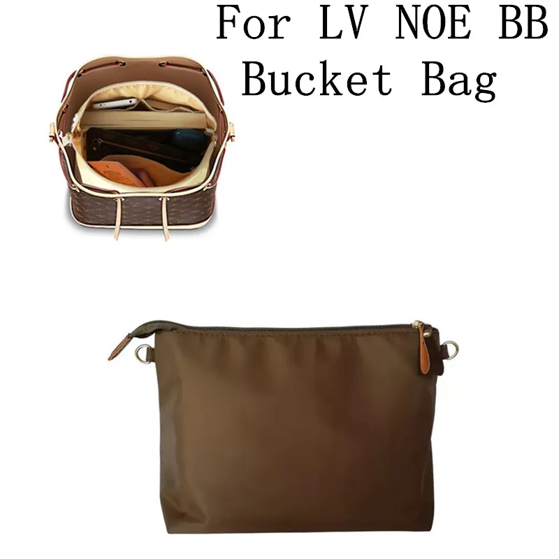 

For LV NOE BB Bucket Bag Insert Pocket Tank Bag Support Nylon Bag Organizer Sorting Storage Inner Liner Modification Accessories