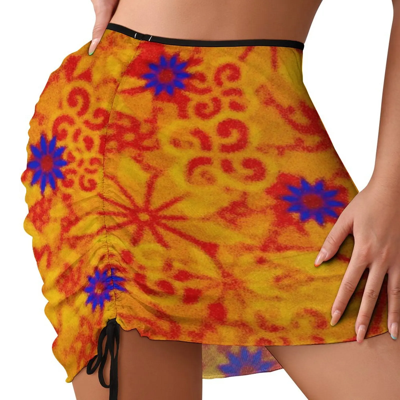 

Little Purple Flowers Beach Skirt Women skirt luxury women skirts Skort for women Women's clothing
