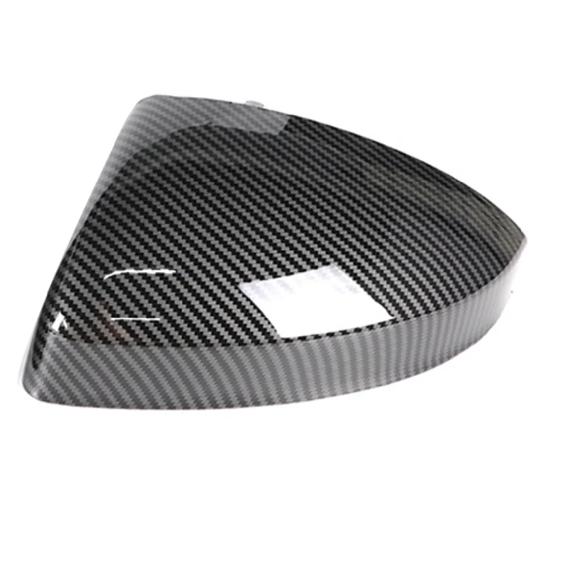 Carbon Fiber Pattern Car Side Door Rearview Mirror Cover Trim for Audi TT TTS TTRS MK3 R8 4S 2014-2023