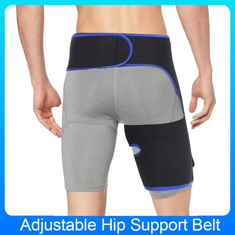 GHORTHOUD Hip Brace-Groin Wrap- Adjustable Hip Compression Brace for Sciatic Nerve Thigh Pain Relief-Hip Wrap Support Belt