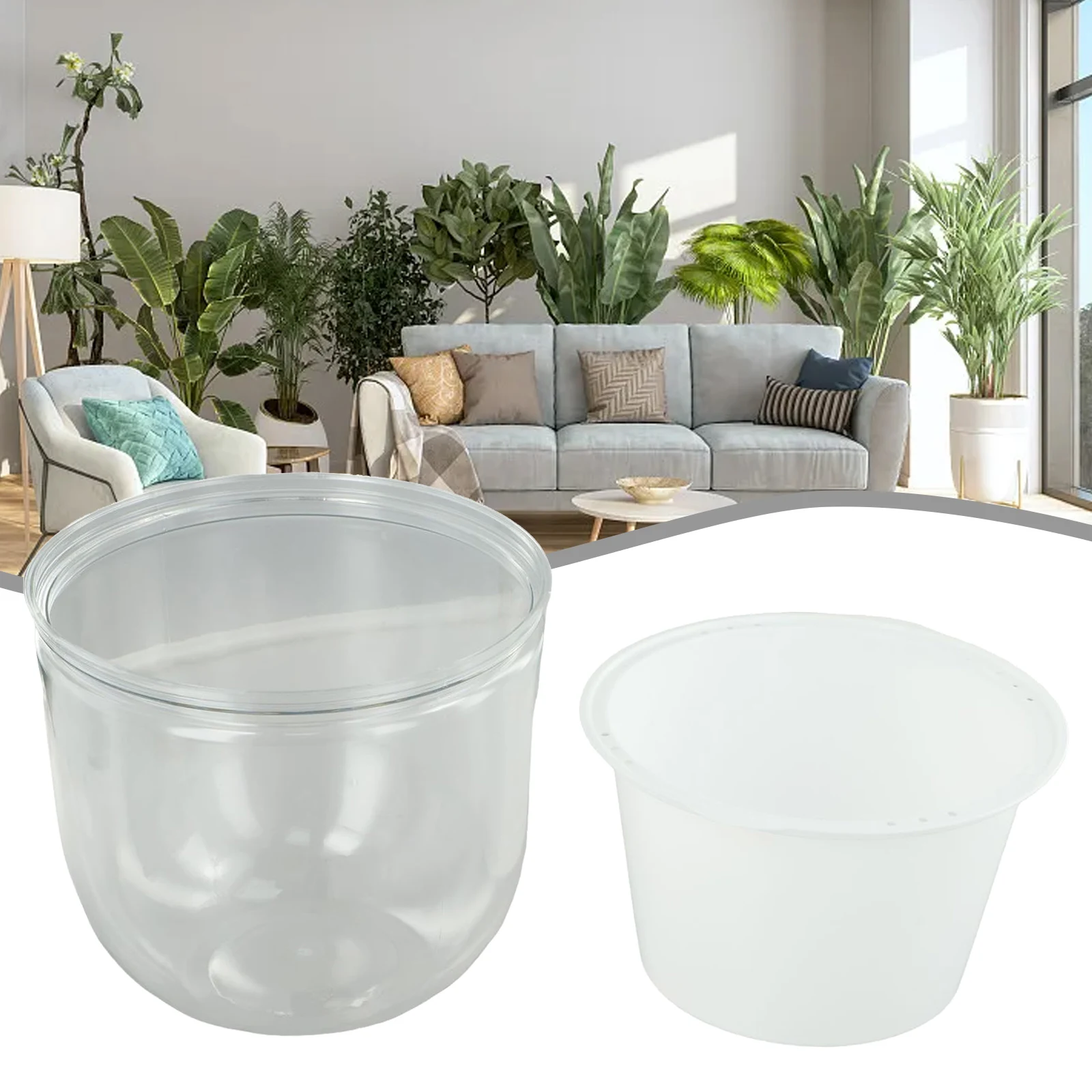 High Quality Hot New Flower Pot Washable Desktop Garden Hanging Home Iron Plant Plastic Reusable Vegetable Balcony