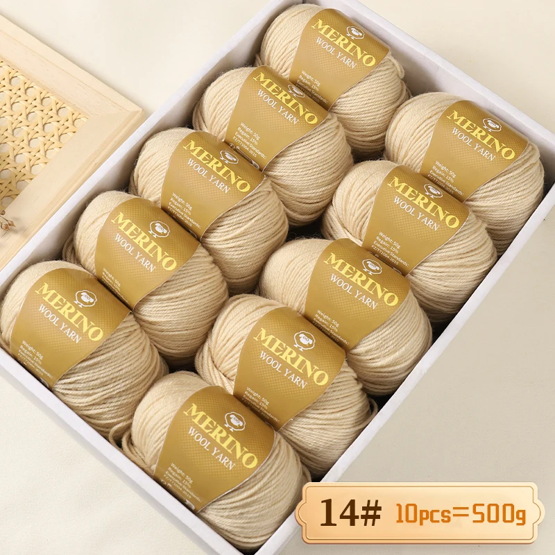500 g hochwertiges, mittelfeines Alpaka-Wollgarn von 212, geeignet zum Stricken von Pullovern, Schals und Hüten, 10 Stränge/Packung