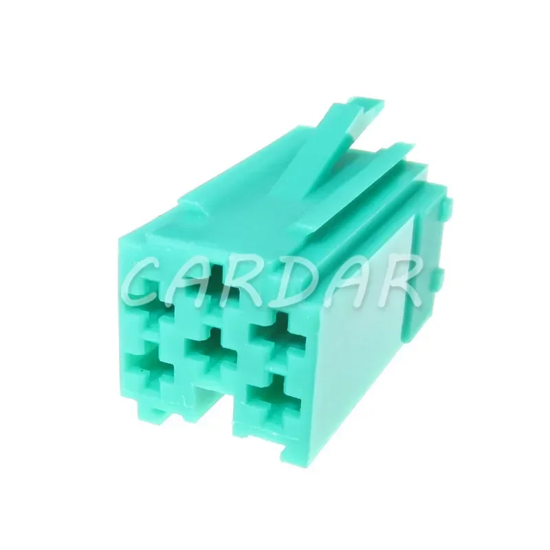 1 Set 6 Pin 4A0 972 643A 4A0972643A Aux Stereo Sockets AC Assembly Auto Electric Car Automobile Audio Connector For VW