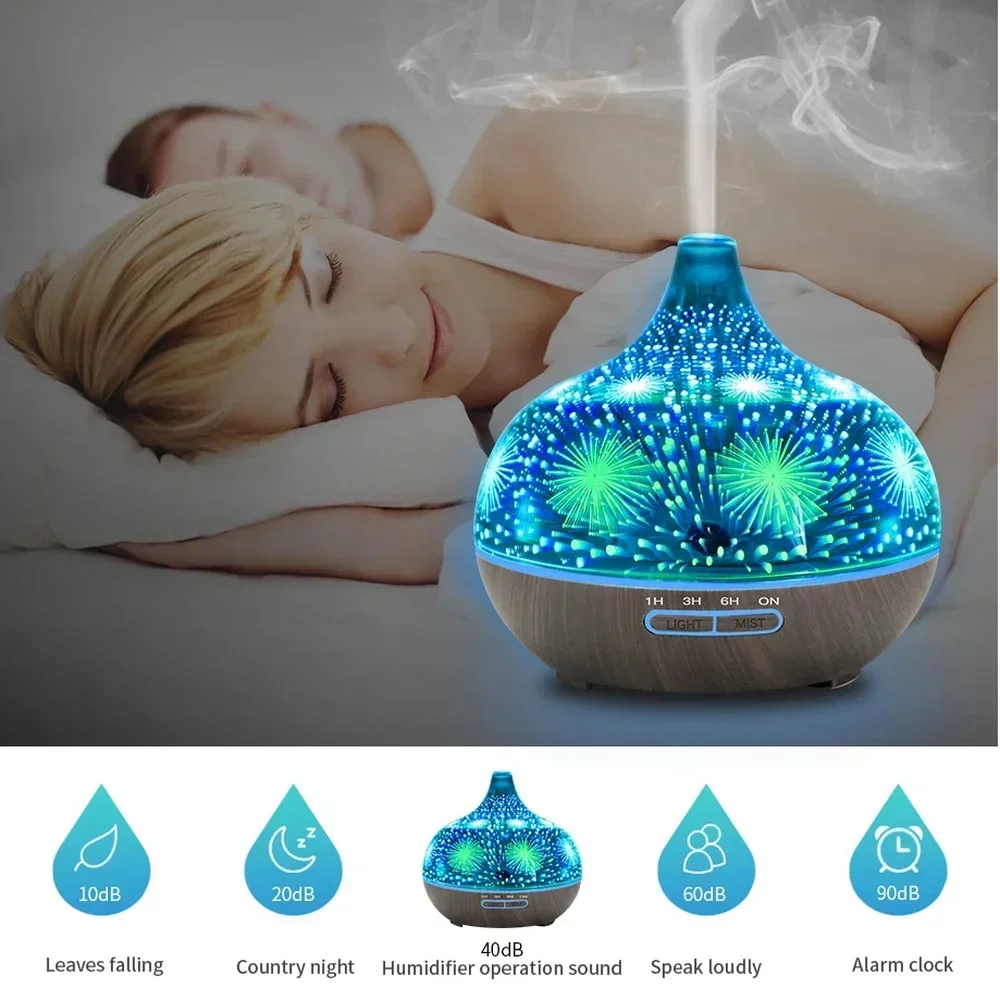 Wifi Aromatherapie Etherische Olie Diffuser Glas Geur Luchtbevochtiger Auto Close Assistent Nevel Sproeier Humidificador Voor Thuis