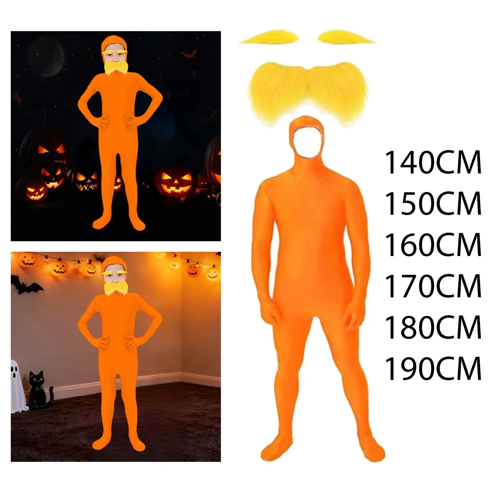 ステージパフォーマンススーツ、ハロウィーンのロールプレイ、写真小道具、オープンフェイス