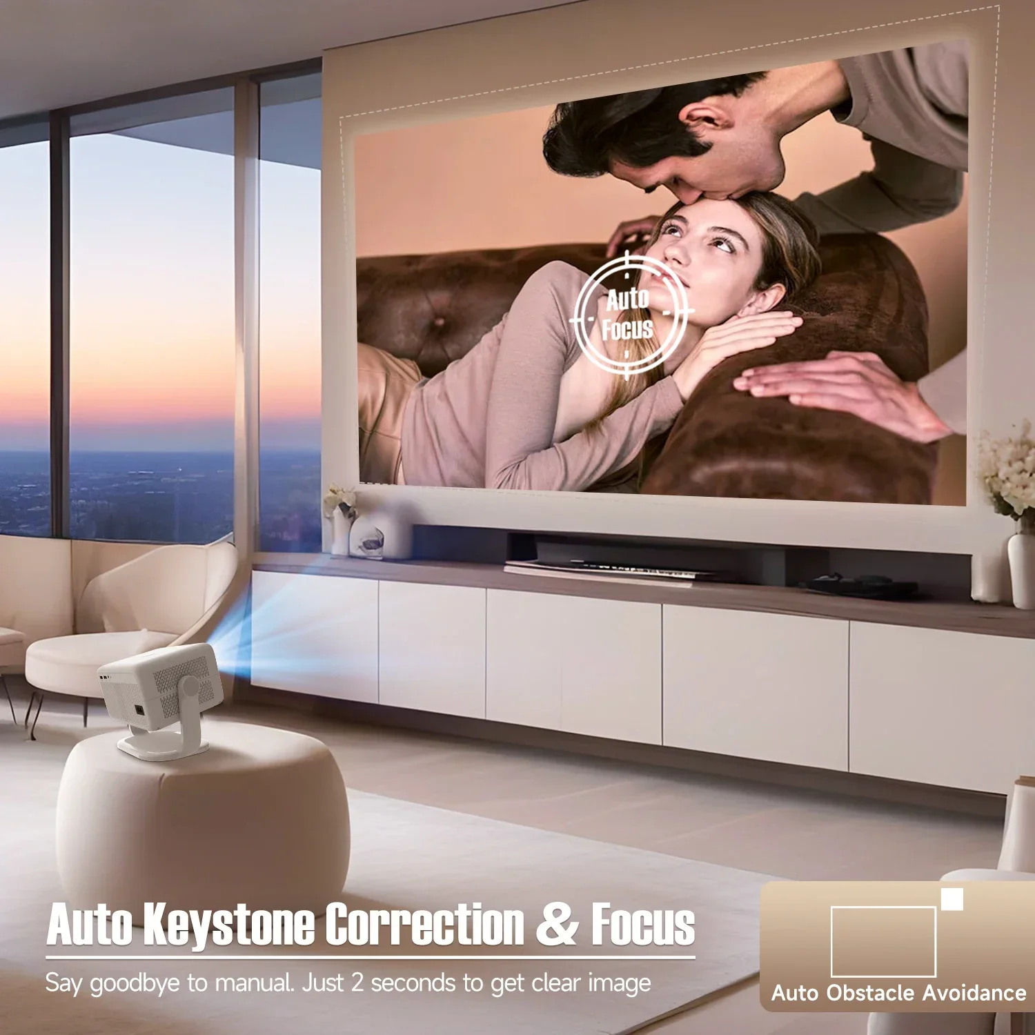 4K Portable Home Cinema Projector 2