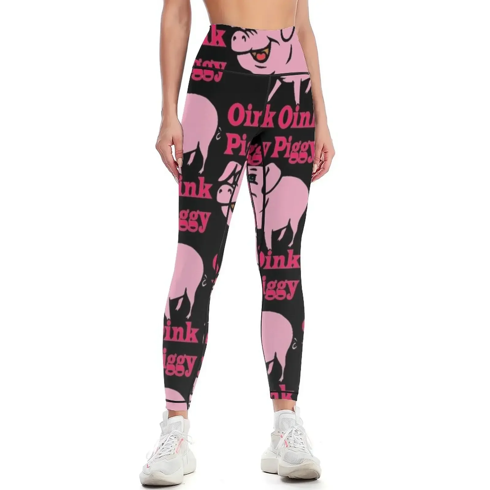 

Piggy Piggy Oink Oink in Pink Leggings Jogger pants Fitness woman sport pants Sports pants for Womens Leggings