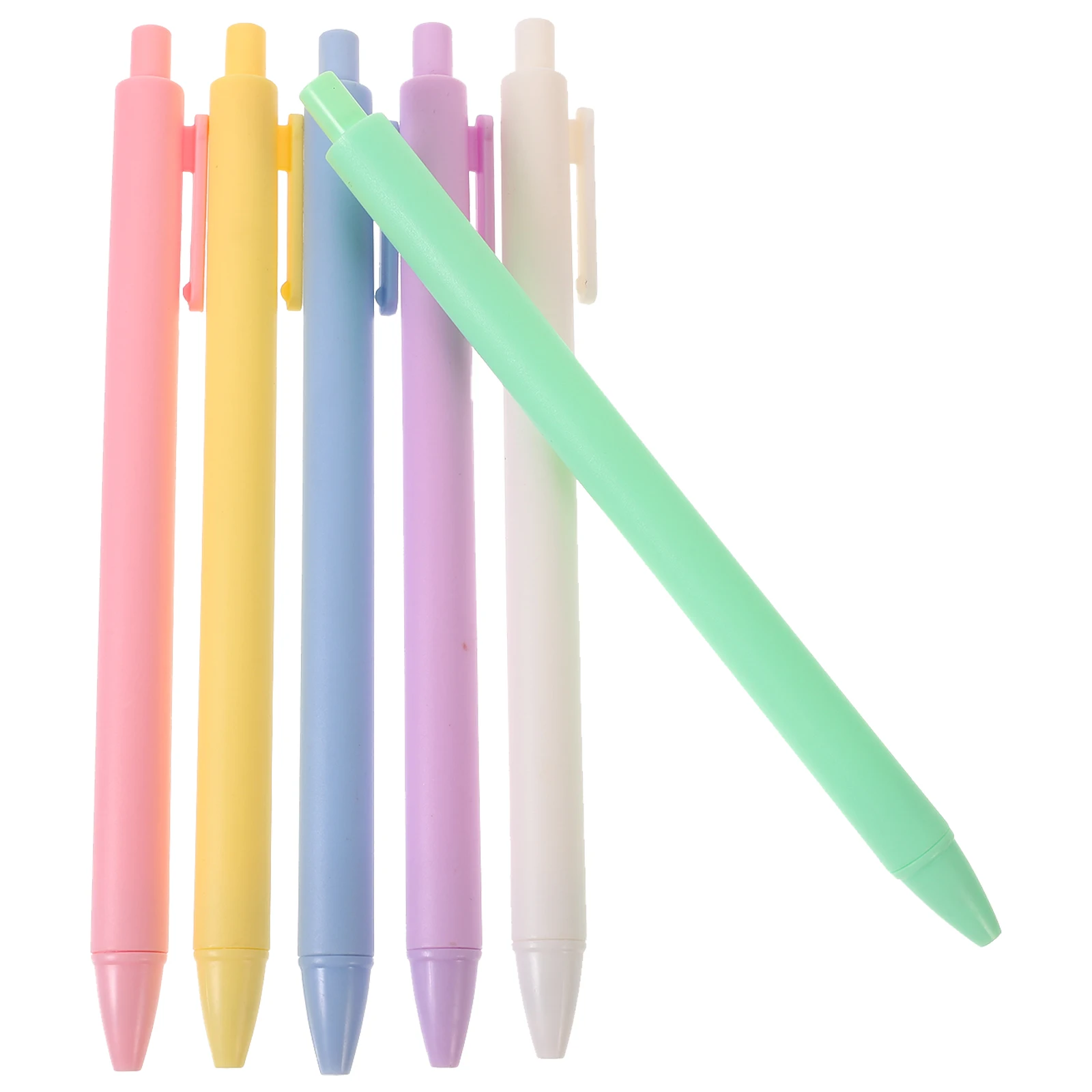 

6 Pcs Student Writing Gel Pen Retractable Erasable Macaron Pastel Colors Writing Tools for School Office Students