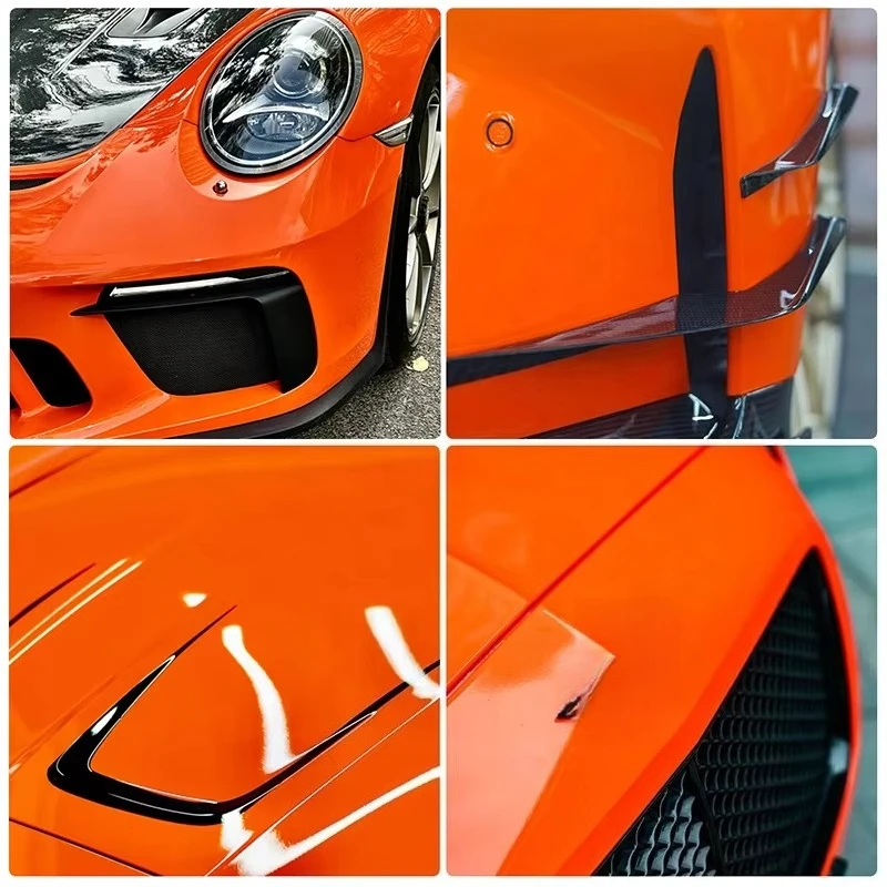 Full Body Tpu Car Films Custom Self-healing Anti-scratch Color Changing Adhesive Protective Luxury Orange Car Wrap Film